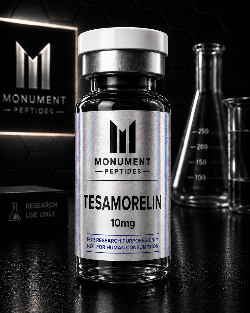 Monument Peptides Tesamorelin 10mg vial